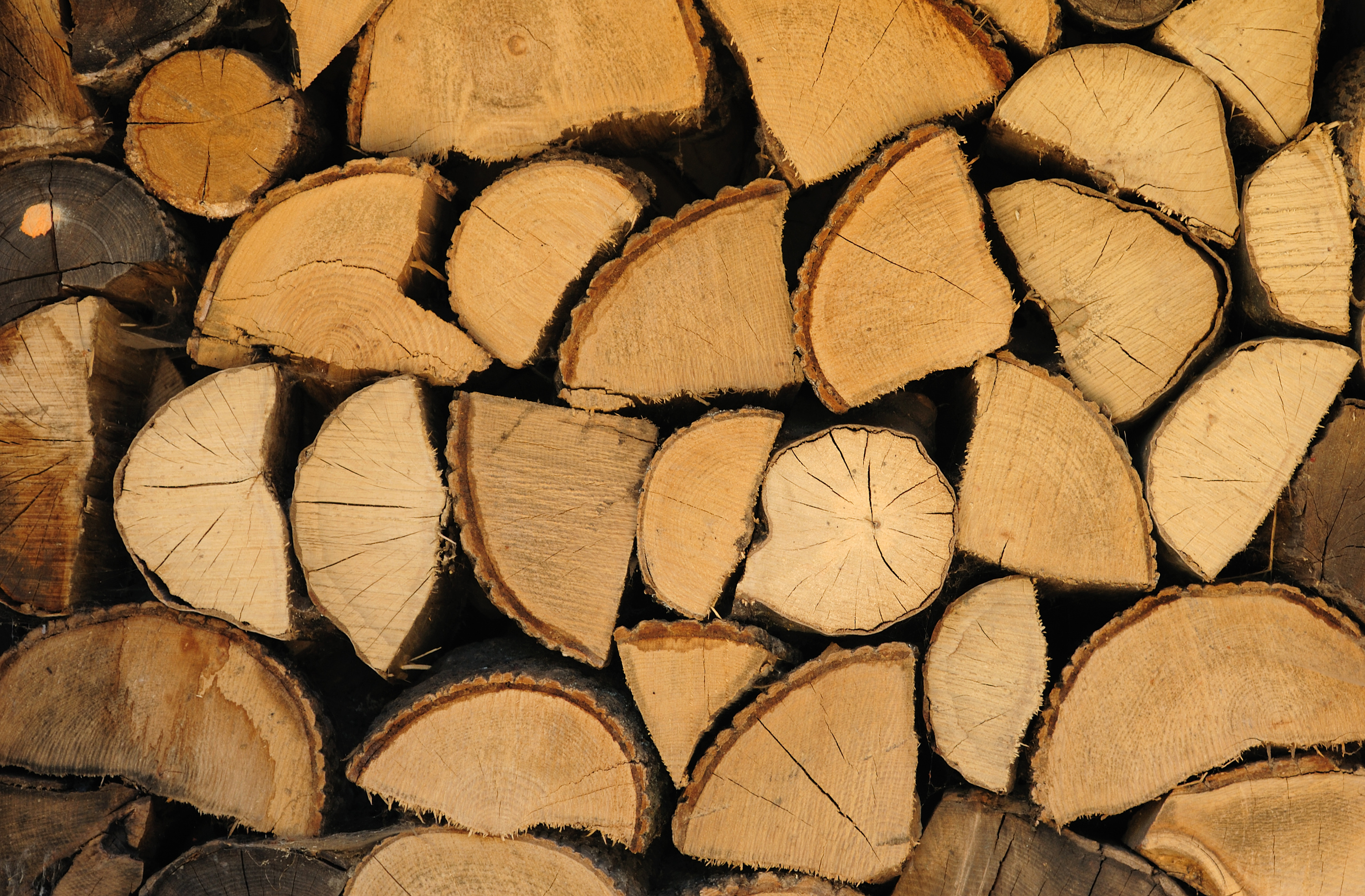 Wood for heating